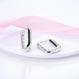 Real 925 Silver Moments Charms Hoop Earrings for Women