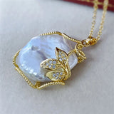 Baroque Pearls Stones Beads Pendant Mount Base Mountings
