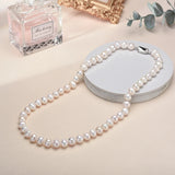 Baroque Pearl Necklace 925 Sterling Silver Women's Gift