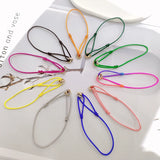 Adjustable Size Rope Bracelet Tiny Circle Metal Hand Chain Jewelry