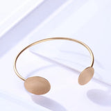 Hot Rose Ellipse Titanium Bracelet For Women Girls
