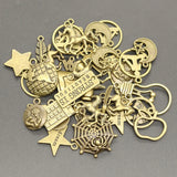 100g Charms Random Mix Styles DIY Pendant Crafts Tibetan Bronze Silver Making