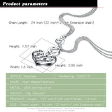 925 Sterling Silver Multi-Layer Bead Chain Pendant Necklace