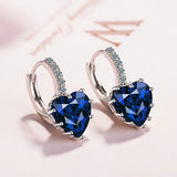 925 Silver Opal Planet Star Drop Earring Women Jewelry