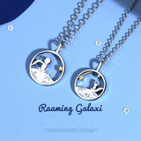 Hot Couple Silver S925 Little Prince Fox Pendant Necklace X203