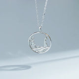 Hot Couple Silver Love Pendant Necklace X225
