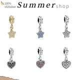 925 Silver Beads Real Charms for Women DIY Jewelry