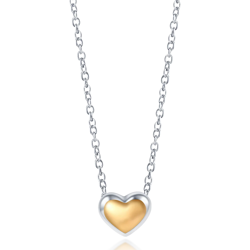 925 Sterling Silver Crown Zircon Pendant Necklace