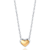 925 Sterling Silver Crown Zircon Pendant Necklace