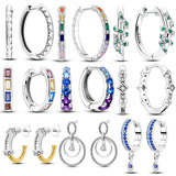 925 Sterling Silver Boho Feather Earrings For Women
