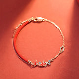 Hot Rose Personality Koi Women's Necklace X406