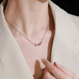 Hot Rose Personality Koi Women's Necklace X406