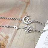 Silver Little Prince Pendant Couple Bracelet Love Gift