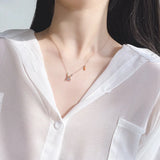 Personalized Zircon Smart Rabbit Pendant Beauty Necklace XL829
