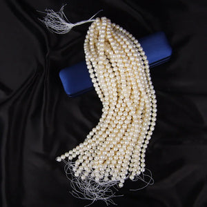 10-11mm Light Grain Punch Round Natural Freshwater Pearl DIY Accessories