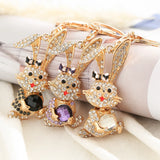 Rabbit Key Chain Alloy Bag Pendant Cartoon Gift