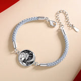 Silver Star Moon Sea Pendant Couple Bracelet Love Gift S290