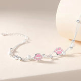 Sweet Kitten Claw Beads Bracelet Gift for Women