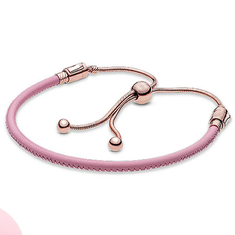 Telescopic Buckle Charm Bracelet for European Beaded Snake Bracelets