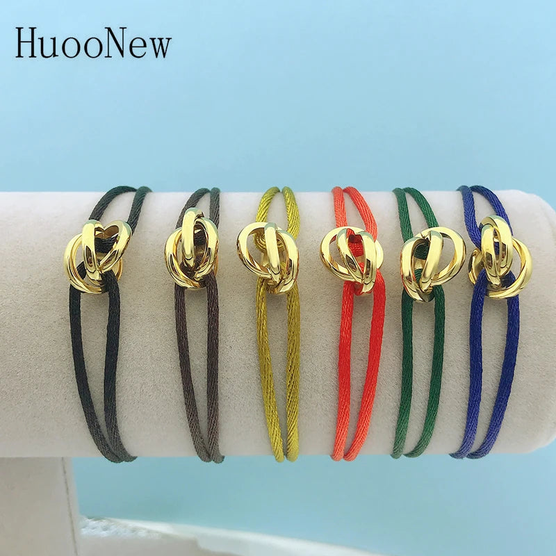 Stainless Steel Bracelet Multicolor Chain Adjustable Size Bracelet Unisex