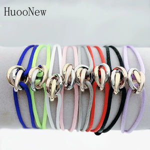 Stainless Steel Bracelet Multicolor Chain Adjustable Size Bracelet Unisex