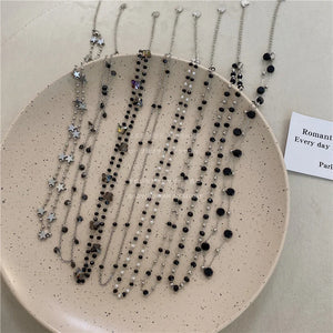 Butterfly Beaded Chokers Necklace for Women