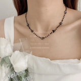 Butterfly Beaded Chokers Necklace for Women