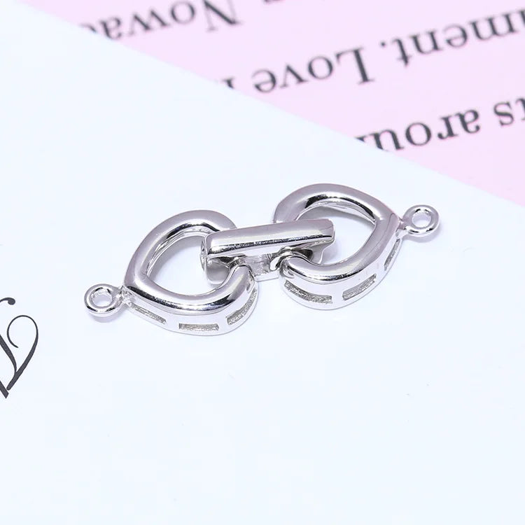 925 Sterling Silver Necklace Bracelet Clasps Jewelry Accessory