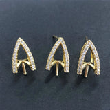 Pendant Earrings Set Mountings Findings Settings Jewelry Set Parts Fittings