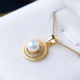 Pendant Earrings Set Fittings for Pearls Agate