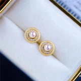 Pendant Earrings Set Fittings for Pearls Agate