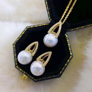 Pendant Earrings Set Mountings Findings Settings Jewelry Set Parts Fittings