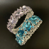 Colorful Stretch Bracelet Set for Women, Love Bangles for Party Jewelry
