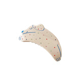 Acrylic Dog Rhinestone Hair Claw Clip for Women