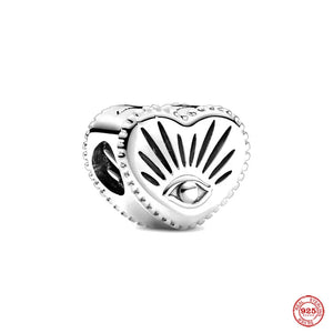 S925 Silver Charm Bead Pendant for Women Jewelry Gift