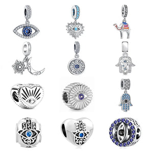 S925 Silver Charm Bead Pendant for Women Jewelry Gift