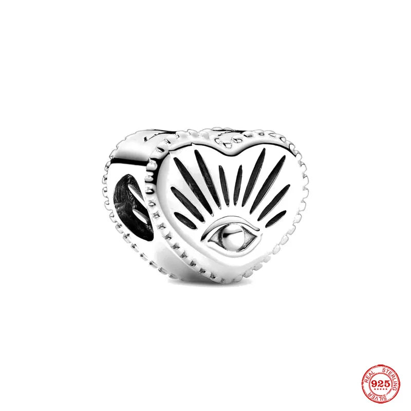 S925 Silver Charm Bead Pendant for Women Jewelry Gift