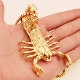 Men's Scorpions Biker Jewelry Pendant Stainless Steel Necklace
