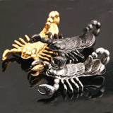 Men's Scorpions Biker Jewelry Pendant Stainless Steel Necklace