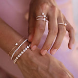 Heart CZ Tennis Bracelet - Ice Out Bling 5A CZ Jewelry