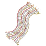 Heart CZ Tennis Bracelet - Ice Out Bling 5A CZ Jewelry