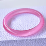 Ice Pink Opal Bracelet Women's Natural Powder Jade Bracelet