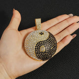 Men's Iced Out 13mm Cuban Chain Hip Hop Pendant Necklace