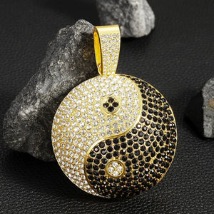 Men's Iced Out 13mm Cuban Chain Hip Hop Pendant Necklace