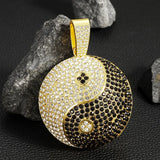 Men's Iced Out 13mm Cuban Chain Hip Hop Pendant Necklace