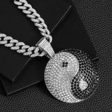 Men's Iced Out 13mm Cuban Chain Hip Hop Pendant Necklace