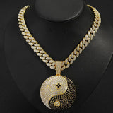 Men's Iced Out 13mm Cuban Chain Hip Hop Pendant Necklace