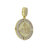 Iced Out Allah Necklace Pave Zircon CZ Pendant