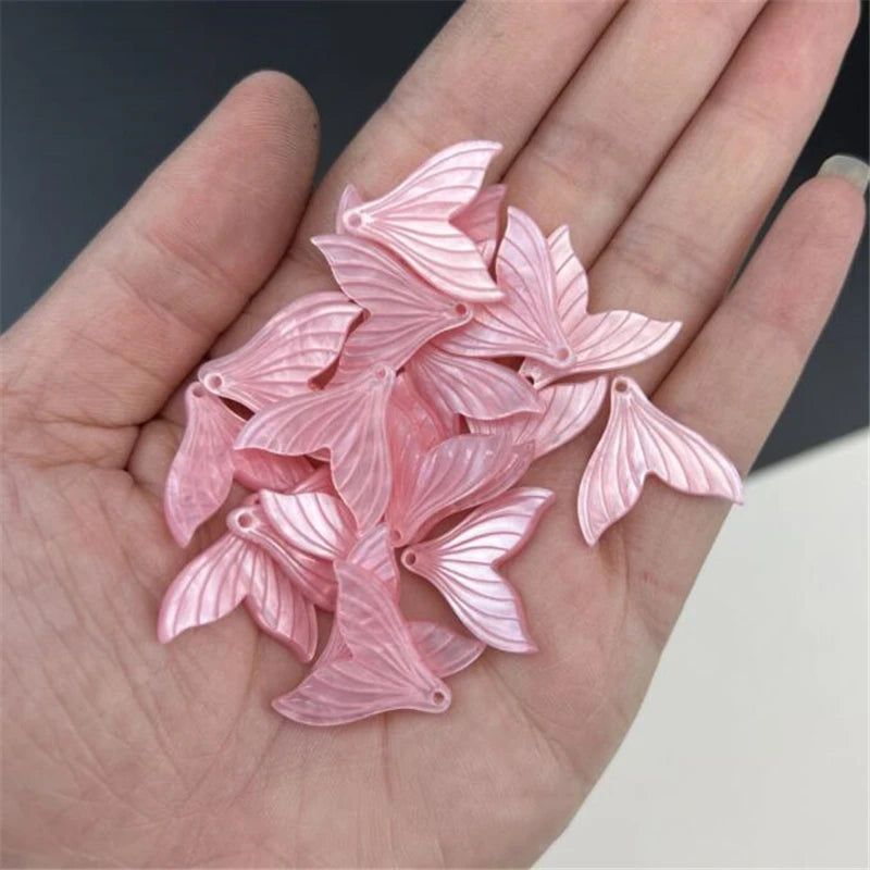 20mm Acrylic Fish Tail Connectors for DIY Jewelry Making