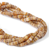 4-6mm Natural Shell Beads Heishi Flat Dyed Bead for DIY Necklace Bracelet